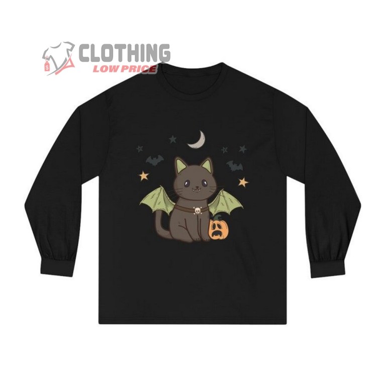 Black Kitty Halloween Shirt