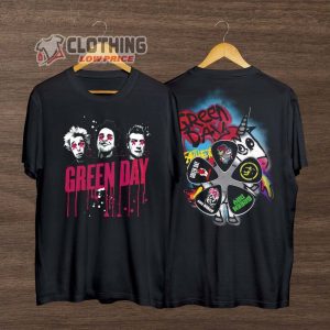 2024 Green Day Music Concert Tour Merch Classic Green Day Music Albums T Shirt