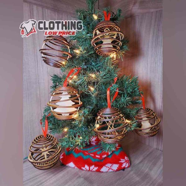 3D Dual Spiral Christmas Ornament, Trending Christmas Ornament, Happy Christmas Day Gift