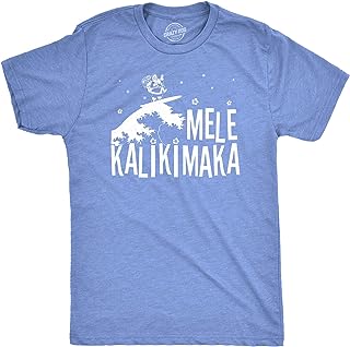 Mele Kalikimaka shirt - Mens Mele Kalikimaka Tshirt Funny Surfing Hawaiian Christmas Santa Tee