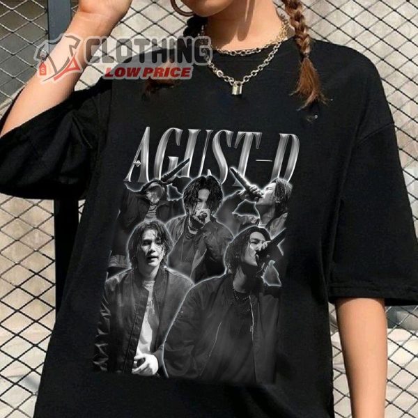 Agust D Vintage Retro Bootleg Shirt, Agust D D-Day Album Shirt, Agust D Bts Sweatshirt