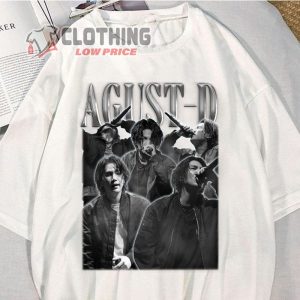 Agust D Vintage Retro Bootleg Shirt Agust D D Day Album Shirt Agust D Min Yoongi Suga Tee Shirt 1