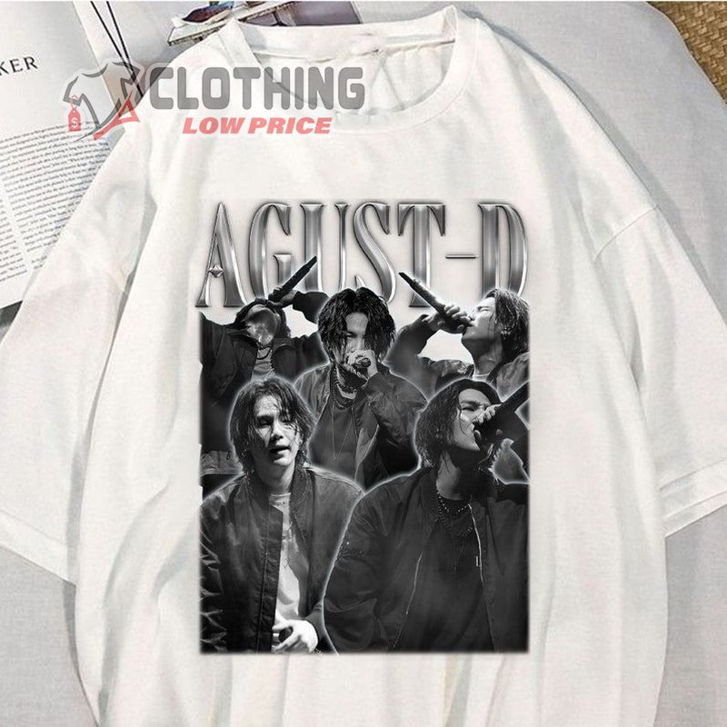 Agust D Vintage Retro Bootleg Shirt, Agust D D-Day Album Shirt, Agust D Min Yoongi Suga Tee Shirt