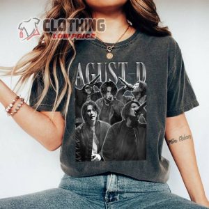 Agust D Vintage Retro Bootleg Shirt Agust D D Day Album Shirt Agust D Min Yoongi Suga Tee Shirt 3