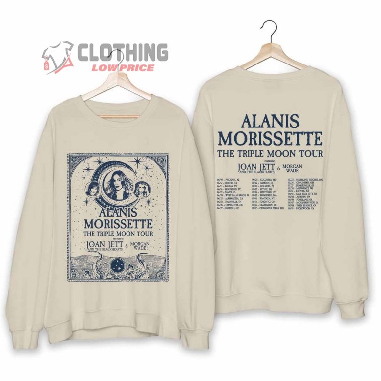 Alanis Morissette The Triple Moon Tour 2024 Merch, Alanis Morissette