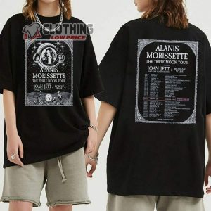 Alanis Morissette Tour 2024 Merch Alanis Morissette The Triple Moon Tour 2024 Shirt Alanis Morissette Fan T Shirt