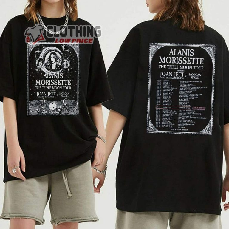 Alanis Morissette Tour 2024 Merch, Alanis Morissette The Triple Moon