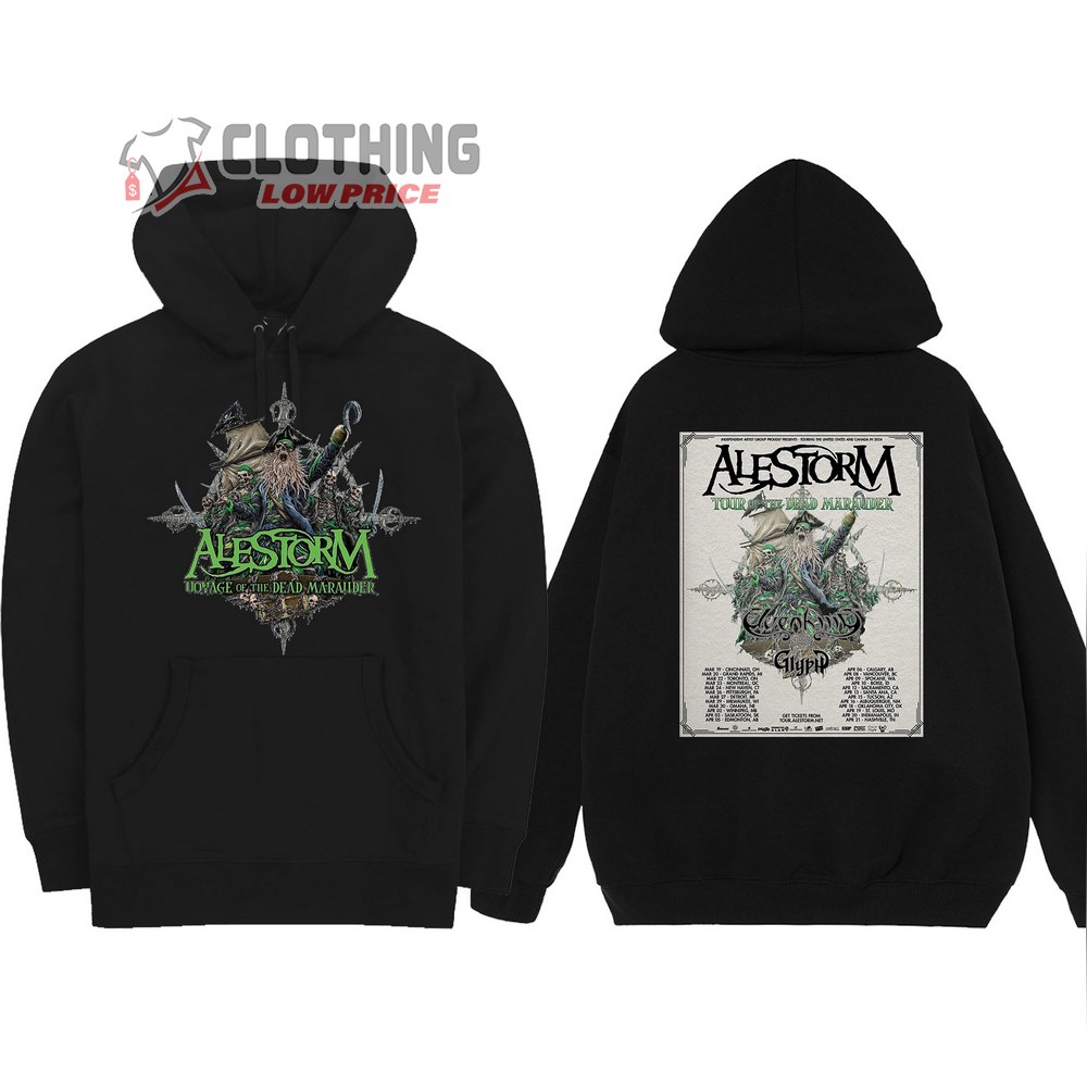 Alestorm Tour Dates 2024 Merch, Alestorm Setlist Shirt, Alestorm Tour
