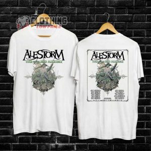 Alestorm Tour Of The Dead Marauder Merch, Alestorm Live Shirt, Alestorm Tour 2024 Setlist Tee,Alestorm Tour 2024 Elvenking and Glyph T-Shirt