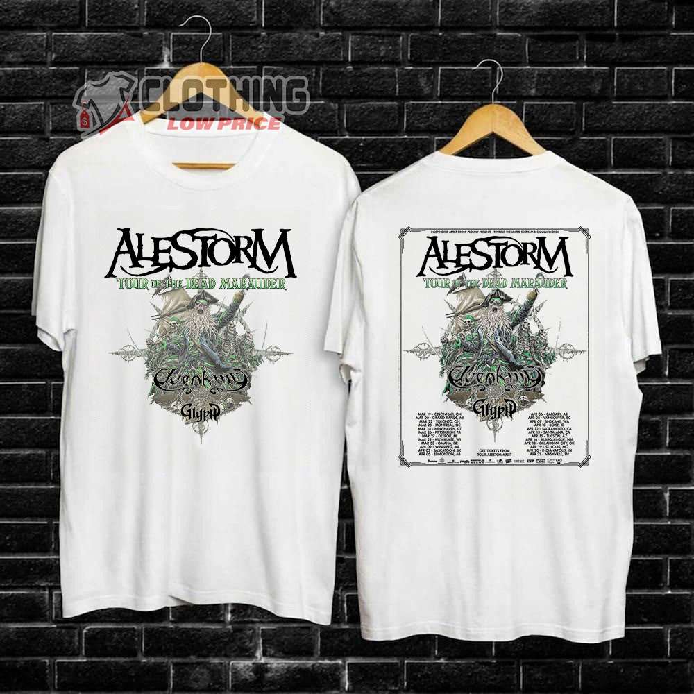 Alestorm Tour Of The Dead Marauder Merch, Alestorm Live Shirt, Alestorm