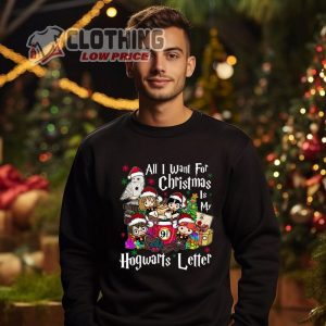 All I Want For Christmas Sweatshirt Hoodie Is My Hogwarts Letter 2