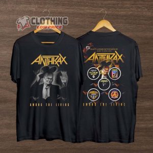 Anthrax Among The Living Merch, Anthrax Music Tour Shirt, Anthrax Shirt Gift For Fans