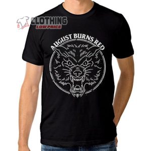 August Burns Red Albums Black T-Shirt, August Burns Red Logo Tshirt, August Burns Red World Tour Shirt