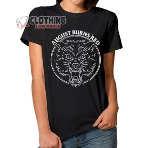 August Burns Red Albums Black T-Shirt, August Burns Red Logo Tshirt, August Burns Red World Tour Shirt