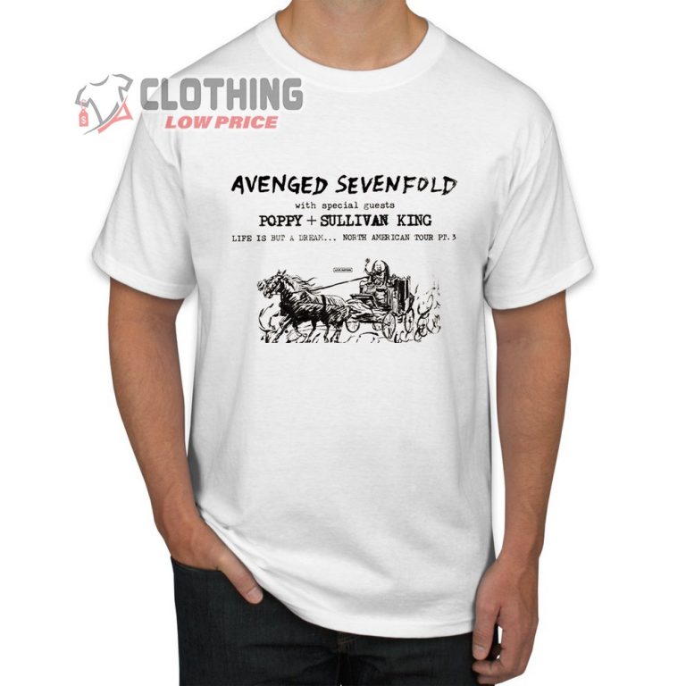 Avenged Sevenfold Tour 2024 Merch, Avenged Sevenfold Tickets Shirt