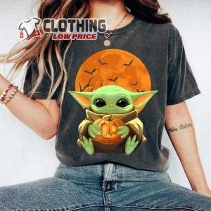 Baby Yoda Halloween Pumpkin Star Wars Shirt, Mickey’S Not So Scary Party Shirt