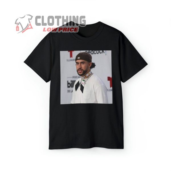 Bad Bunny Bandana Shirt, Bad Bunny Tour 2023 T- Shirt, Retro Bad Bunny Shirt, Bad Bunny Merch, Bad Bunny Fan Outfit Merch