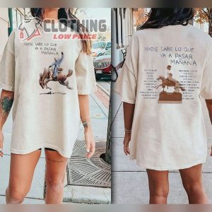 Bad Bunny Nadie Sabe Shirt, Bad Bunny Tour 2023 T- Shirt, Bad Bunny Fan Outfit Merch