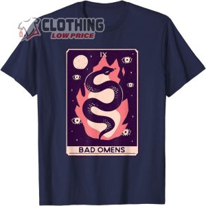 Bad Omens Snake Tarot Card Bad Omens T Shirt 3