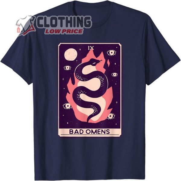 Bad Omens Snake Tarot Card Bad Omens T-Shirt