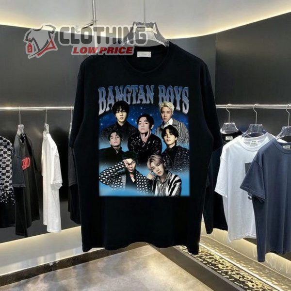 Bangtan Boys Shirt Vintage 90S Style Shirt, Kpop Shirt, Hip-Hop SBTS For Army Shirt