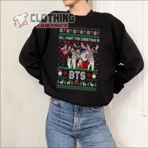 Bangtan Christmas Shirt Christmas Korean Group Shirt Kpop Fan Christmas Shirt 3