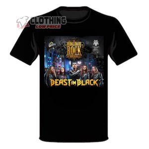 Beast In Black Midalidare Rock In The Wine Valley 2024 Band Poster T-Shirt