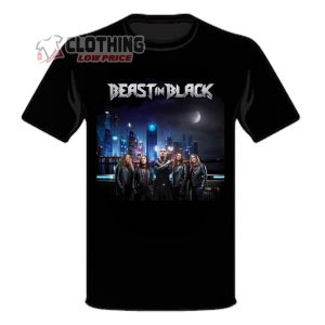 Beast In Black Tour 2024 Band Poster T-Shirt, Beast In Black Europe Tour 2024 Shirt