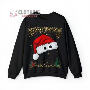 Black Gold Christmas Sweater Cute Christmas Tee Merry Christma1