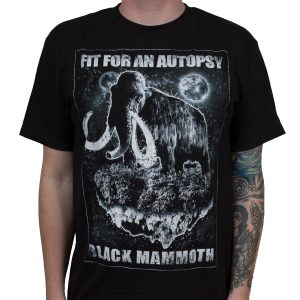 Black Mammoth Song Fit For An Autopsy Graphic Unisex T Shirt Fit For An Autopsy Black Mammoth Graphic Merch