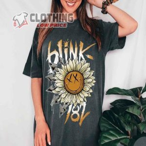 Blink 182 Unisex Tour Shirt Blink 182 Art Shirt Blink 182 Lyric Song Shirt Rock Band Shirt 2