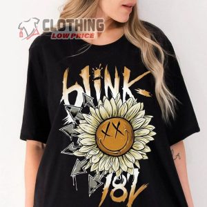 Blink 182 Unisex Tour Shirt Blink 182 Art Shirt Blink 182 Lyric Song Shirt Rock Band Shirt 3