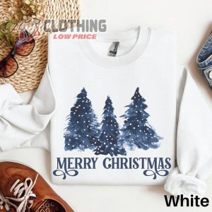 Blue Christmas Sweatshirt, Cozy Season Sweater, Winter Snow Shirt