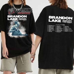 Brandon Lake – Tear Off The Roof Tour 2024 Merch, Brandon Lake Tour 2024 With Doe Shirt, Brandon Lake 2024 Concert T-Shirt