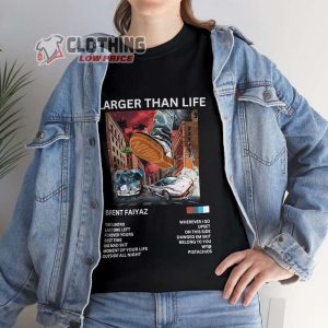 Brent Faiyaz Larger Than Life Album Shirt2