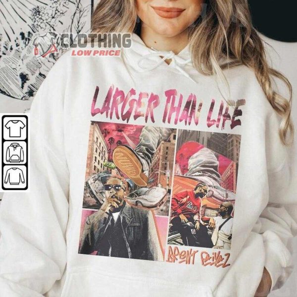 Brent Faiyaz Larger Than Life Shirt, Brent Faiyaz Rap Shirt, Wasteland Album Tee, Brent Faiyaz 2024 Fan Gift
