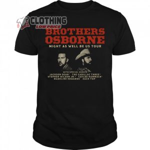 Brothers Osborne Fan Club Merch, Brothers Osborne Tour 2024 Shirt, Might AS Well Be Us Tour 2024 T-Shirt