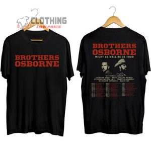 Brothers Osborne Merch, Brothers Osborne Might AS Well Be Us Tour 2024 Shirt, Brothers Osborne Fan Club Shirt, Brothers Osborne Tour Dates 2024 T-Shirt