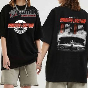 Bruce Springsteen & The E Street Band On 2024 Tour Merch, Bruce Springsteen & The E Street Band Rescheduled US Tour 2024 Shirt, Bruce Springsteen 2024 Concert T-Shirt