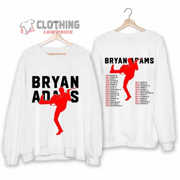 Bryan Adams So Happy Hurts 2024 Tour Merch, Bryan Adams Tour 2024 Shirt, Bryan Adams Tickets 2024 Sweashirt, So Happy Hurts Concert 2024 T-Shirt