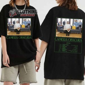 Camera Obscura Tour 2024 Merch, Camera Obscura Band 2024 Concert Sweatshirt, Camera Obscura New Album T-Shirt