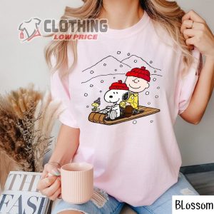 Charlie And The Snoopy Christmas Shirt, Christmas Cartoon Dog Shirt, Christmas Gift, Snoopy Shirt