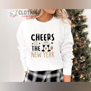 Cheers To The New Year Shirt 2024 Happy New Year Sweatshirt Hap1