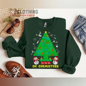Chemistree Shirt, Chemistry Christmas Shirt, Christmas Tee, Gift For Chemistry Learners,Merry Christmas Shirt, Chemistry Tee Gift