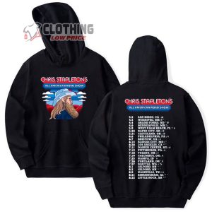 Chris Stapleton All American Road Show 2024 Merch, Chris Stapleton Concert 2024 Featuring Special Guests Hoodie