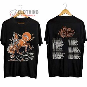 Chris Stapleton Cowboy Way Merch All American Road Show 2024 Tour Shirt Chris Stapleton Tour 2024 Tee Chris Stapleton Live Nation Presale Code T Shirt 1