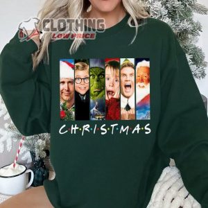 Christmas Movie Friends Home Alone Elf Ralphie Griswold T Shirt Sweatshirt 2