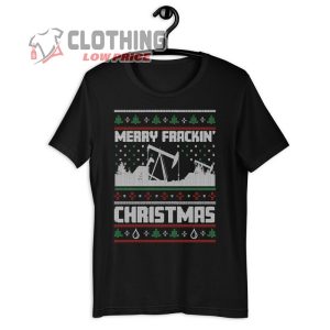 Christmas Oilfield Shirt Merry Frackin Christmas Sweater 3