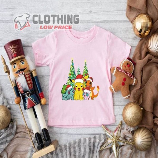 Christmas Pokemon Shirt, Pikachu And Friends Christmas Shirt, Pokemon Christmas, Pokemon Party