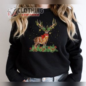 Christmas Reindeer Sweatshirt, Cute Christmas Sweatshirt, Christmas Gift, Christmas Outfit Merch